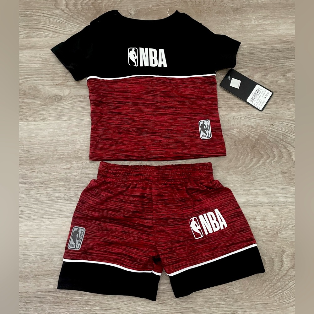 6-9 month two piece NBA set for baby boy